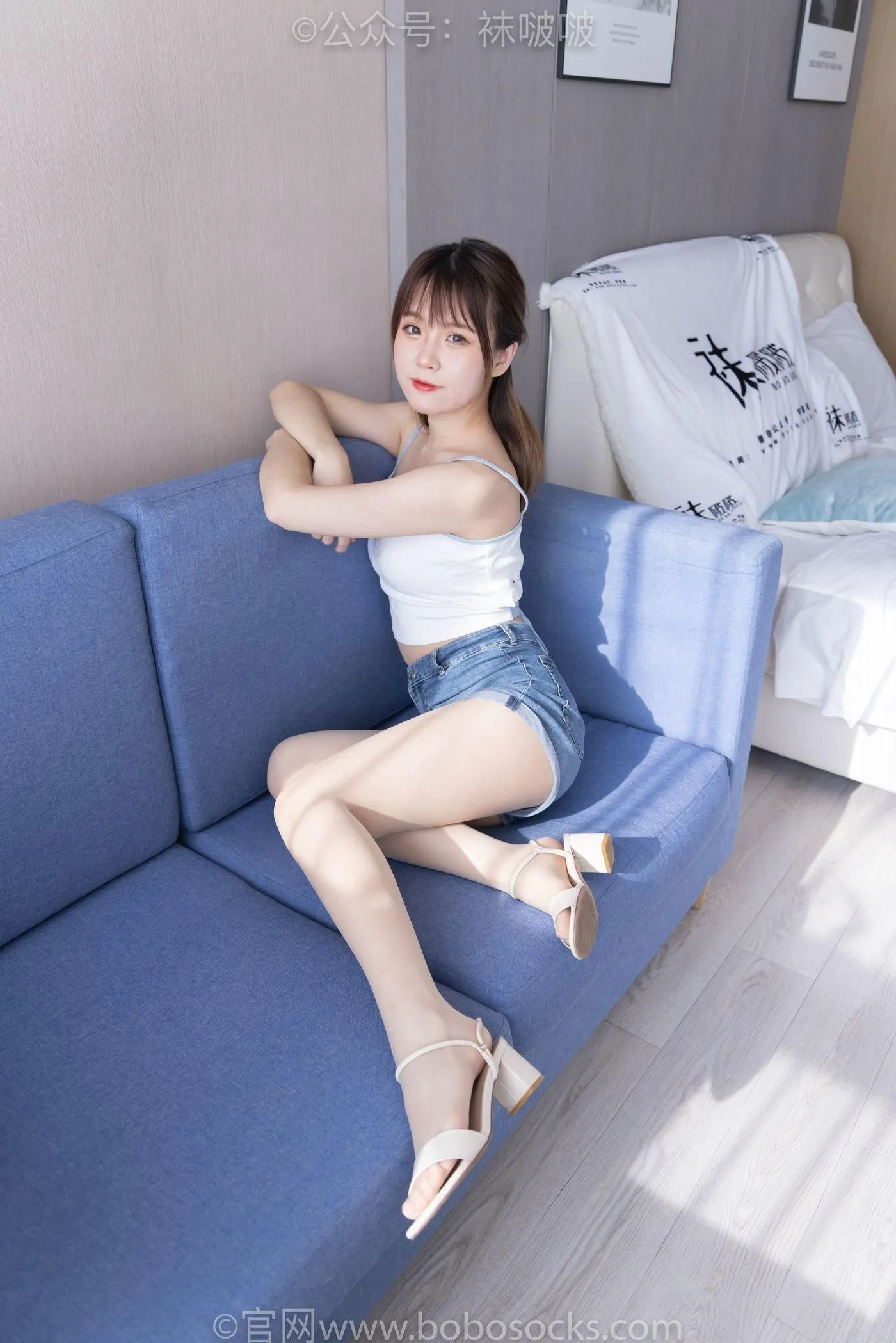 [BoBoSocks袜啵啵]NO.077 朵朵-凉鞋、肉丝 [139P]插图9